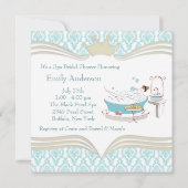 Princess Bride Wellness-Center Brautparty Einladung (Rückseite)