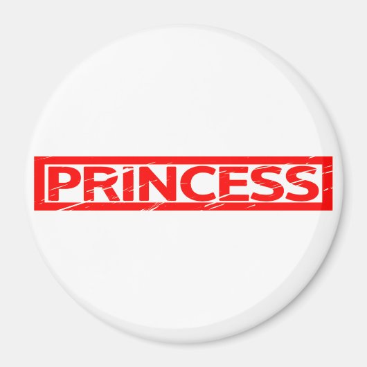 Princess-Briefmarke Magnet (Vorne)
