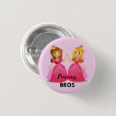 Princess Bros Button (Vorne & Hinten)