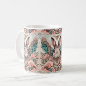 Princess Bunny Rabbit Fairy AI Design Kaffeetasse (Vorderseite Links)