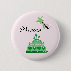 Princess Cake und Green Wand Button