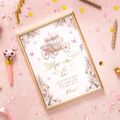 Princess Carriage Blush Pink Mama-osa Bar Poster