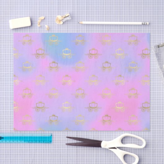 Princess Carriage Pastel  Seidenpapier (Handwerk)