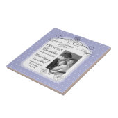 Princess Carriage Polka Dot Swirl Foto Baby Girl Fliese (Seite)