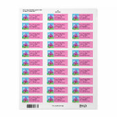 Princess Castle Address Labels (Vorne)