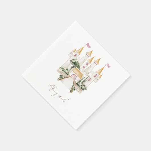 Princess Castle Baby Dusche Serviette (Ecke)