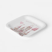 Princess Castle Balloons Pappteller (Gewinkelt)