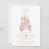 Princess Castle Birthday Einladung (Vorderseite)