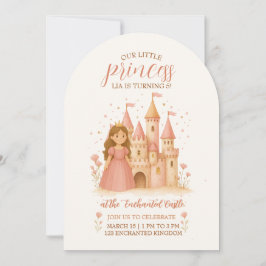 Princess Castle Birthday Invitation  Einladung