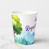 Princess Castle Birthday Paper Cups Pappbecher (Vorderseite)