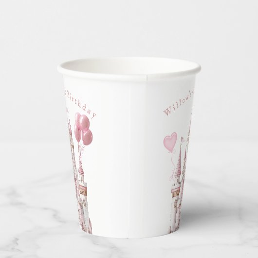 Princess Castle Birthday Pappbecher (Rechts)