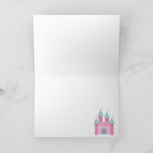 Princess & Castle Dankeskarte (Innenseite)