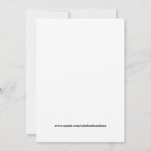 Princess & Castle Einladung (Rückseite)