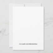 Princess & Castle Einladung (Rückseite)