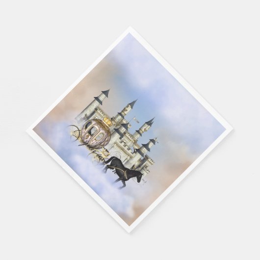 Princess Castle Fairy Tale Serviette (Ecke)