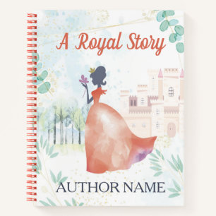 Princess Castle Fantasy Book Cover Notebook Notizblock