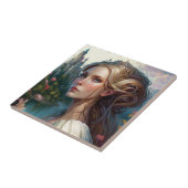 Princess Castle Fantasy Kunst, Dichtung und Musik Fliese (Seite)