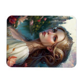 Princess Castle Fantasy Kunst, Dichtung und Musik Magnet (Horizontal)