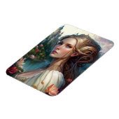 Princess Castle Fantasy Kunst, Dichtung und Musik Magnet (Linke Seite)