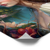 Princess Castle Fantasy Kunst, Dichtung und Musik Poster (Ecke)