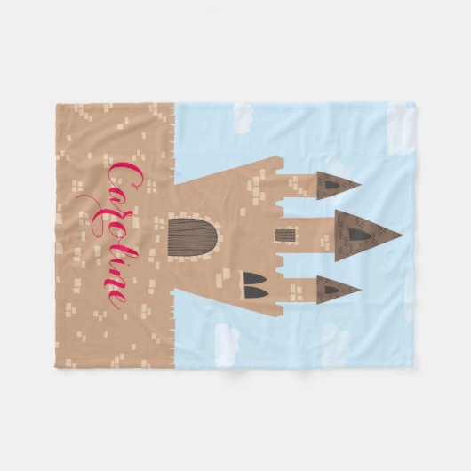 Princess Castle Fleecedecke (Vorderseite (Horizontal))
