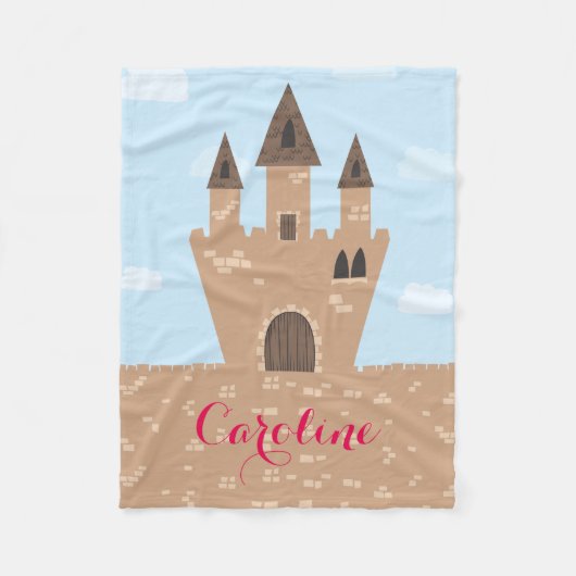 Princess Castle Fleecedecke (Vorderseite)