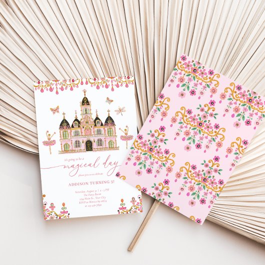 Princess Castle Girls Cappella Santa Maria degli A Einladung