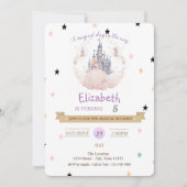 Princess Castle Herts Geburtstag Einladung (Vorderseite)