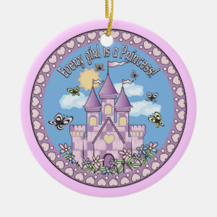 Princess Castle Keramik Ornament