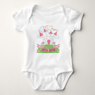 Princess Castle Little Sister Baby Strampler
