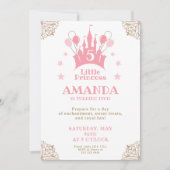 Princess Castle Magical Birthday Bash Einladung (Vorderseite)