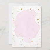 Princess Castle Magical Girl 2nd Second Birthday Einladung (Rückseite)