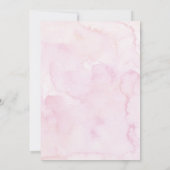 Princess Castle Once Upon A Time First Birthday Einladung (Rückseite)