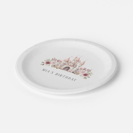 Princess Castle Pappteller (Schrägansicht)