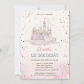 Princess Castle Pony Einladung (Vorderseite)