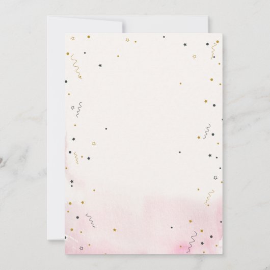 Princess Castle Pony Einladung (Rückseite)