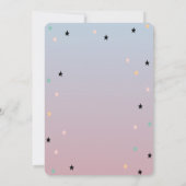 Princess Castle Pony Einladung zum Geburtstag (Rückseite)