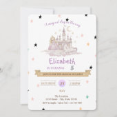 Princess Castle Pony Einladung zum Geburtstag (Vorderseite)