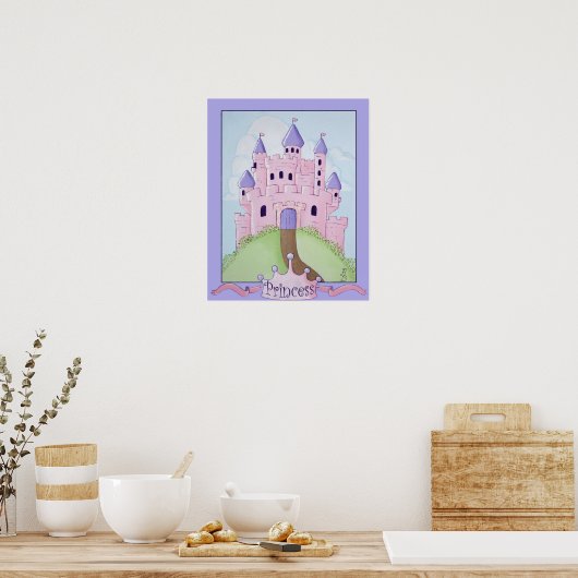 Princess Castle Poster (Küche)