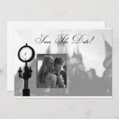 Princess Castle Save the Date Einladung Hochzeit (Vorne/Hinten)