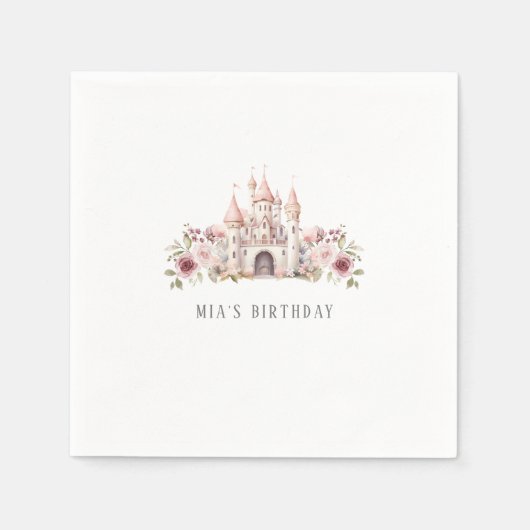 Princess Castle Serviette (Vorderseite)