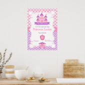 Princess Castle und Coach Birthday Poster (Küche)