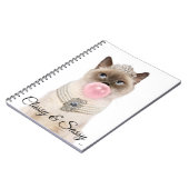 Princess Cat Blowblase Kaugummi Notizblock (Linke Seite)