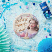 Princess Celebration Happy Birthday Pappteller (Party)