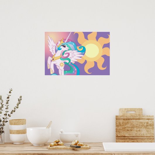 Princess Celestia Poster (Küche)