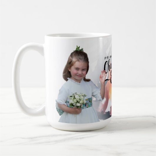 Princess Charlotte Elizabeth 6. Jahr Kaffeepause T Kaffeetasse (Links)