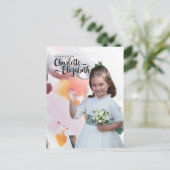 Princess Charlotte Elizabeth 7. Geburtstagskarte Postkarte (Stehend Vorderseite)