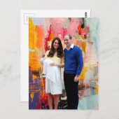 Princess Charlotte Elizabeth Diana Postkarte (Vorne/Hinten)