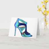 Princess Cinderella Blue Shoes Quote Card Karte (Gelbe Blume)