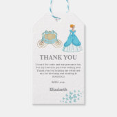 Princess Cinderella Geburtstagsparty Dekoration Geschenkanhänger (Vorderseite)
